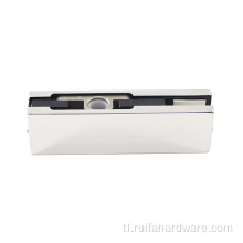 Frameless shower door clip
